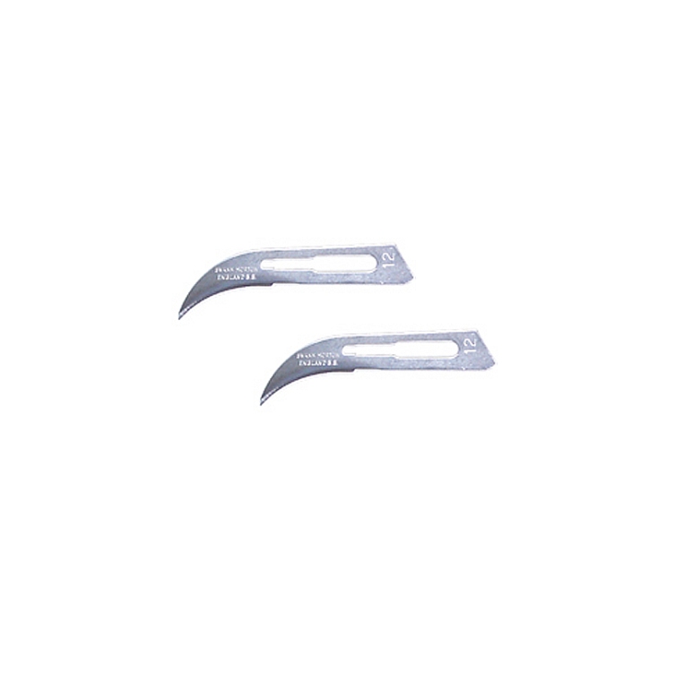 Curved Surgical Steel Blades