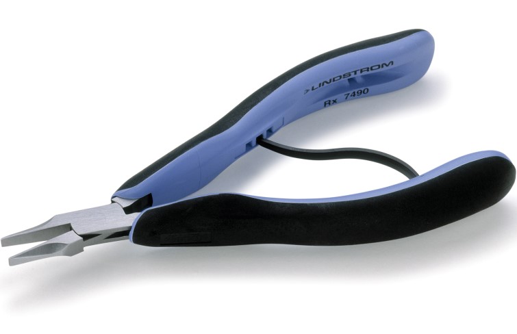 Lindstrom RX Flat Nose Pliers with Ergonomic Handles
