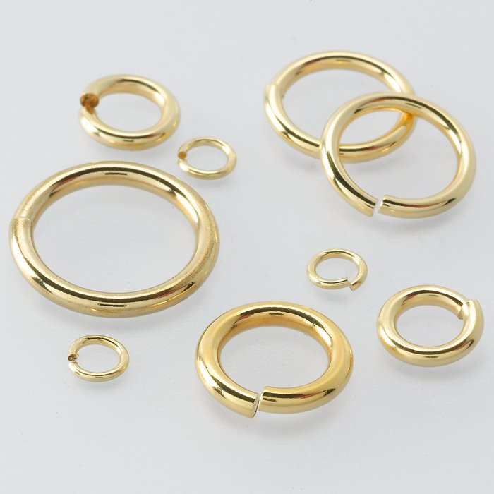 Yellow Gold Filled Jump Rings