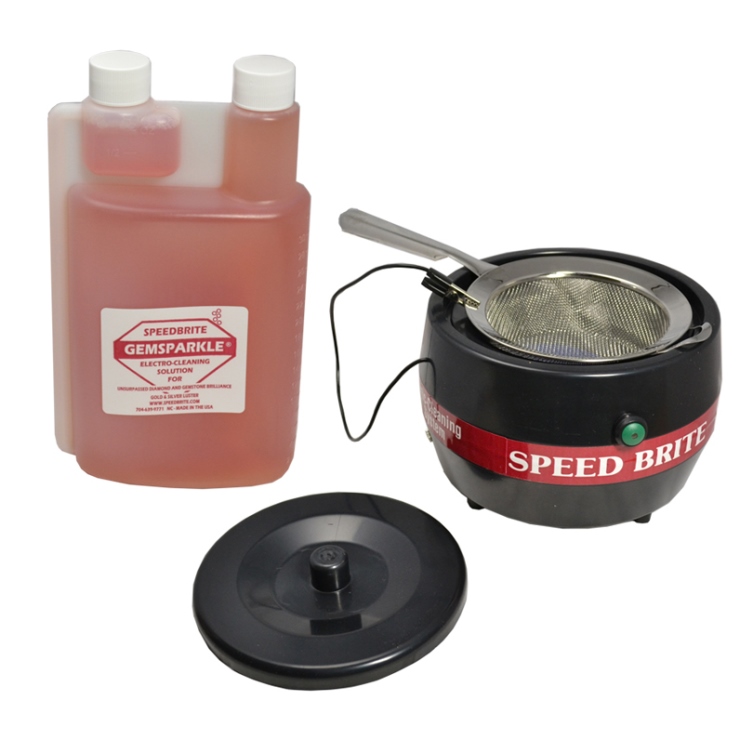 Speed Brite Ionic Cleaner, Round Counter Model Kit