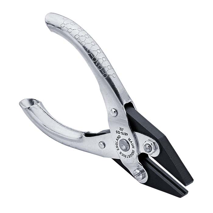 Maun Flat-Nose Slotted Parallel-Action Pliers